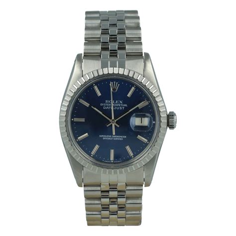 rolex datejust 16030 blue dial|Rolex 16030 price.